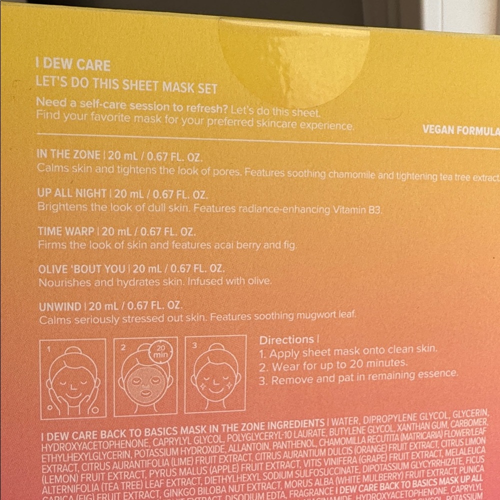 I DEW CARE Black Cat Headband and 5 day Sheet Mask Set. New never opened. - Picture 11 of 13